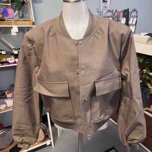 Women's brown  Bomber Jacket